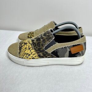 Rosy Animal Print Snake Camo Slip On Sneakers